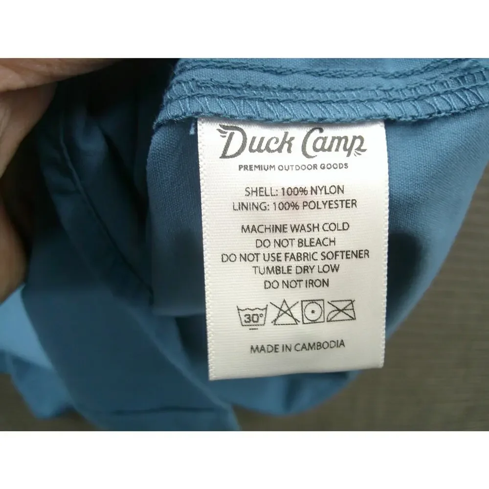 Duck Camp‎ Shirt Mens 2XL Channel Blue Lightweight Hunting Short Sleeve Outdoor - Picture 9 of 9